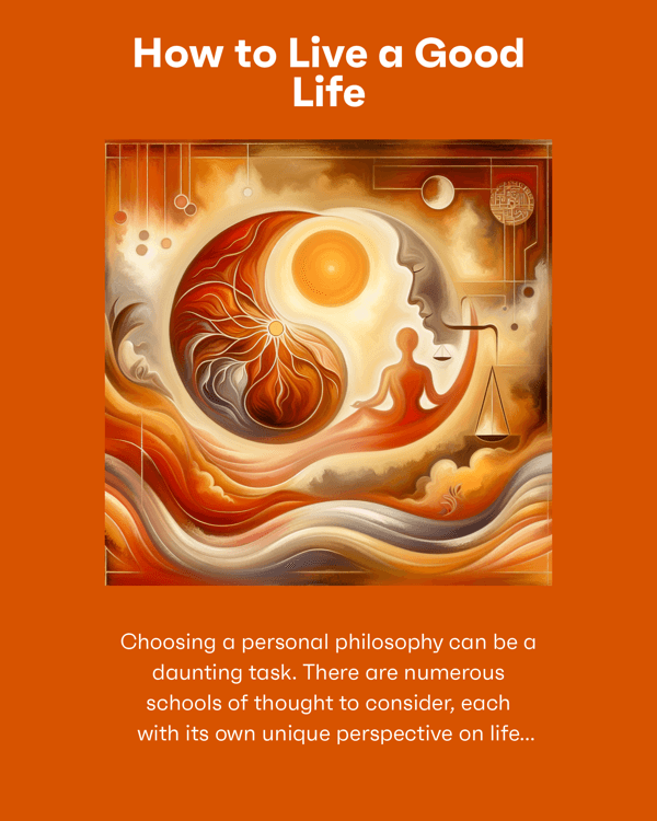 How to Live a Good Life