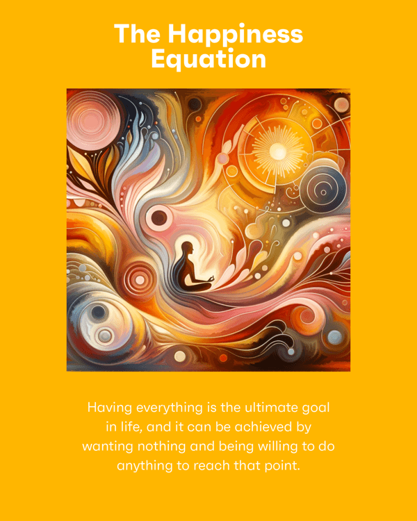 The Happiness Equation