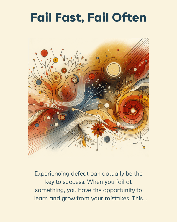 Fail Fast, Fail Often
