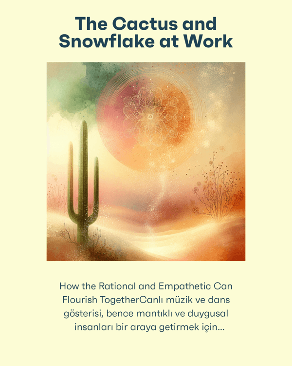 The Cactus and Snowflake at Work The Cactus and Snowflake at Work